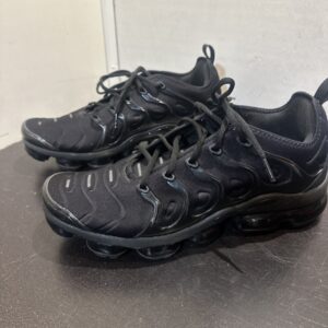size 13 nike air vapormax plus low triple black mens athletic shoes 924453 004