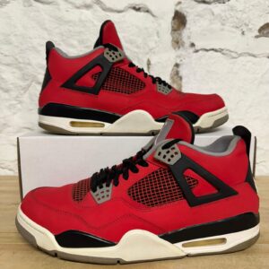air jordan 4 'toro bravo' (2014) men's size 12 pre owned sneakers 308497 603