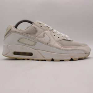 nike air max 90 men's size 9 triple white sneakers shoes cn8490 100