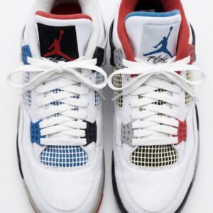 jordan air jordan 4 retro se what the 2019 mid top white/red/blue ci1184 146