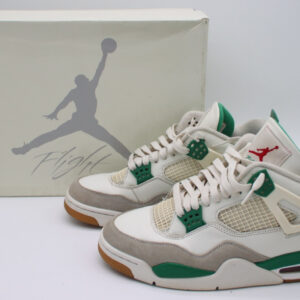 nike air jordan 4 retro sp pine green white/green mens size 10/eur 44 dr5415 103