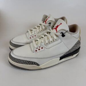 jordan 3 retro white cement reimagined dn3707 100 mens 11.5 white summit red