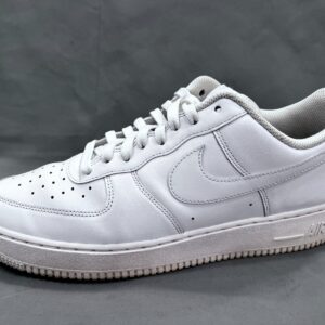 men 11.5 nike air force 1 '07 low top triple white sneaker 2023