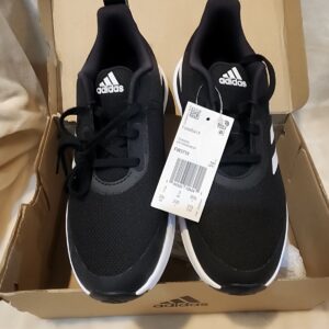adidas fortarun k mens black/white low top lace up sneakers fw3719
