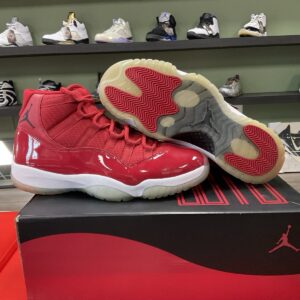 air jordan 11 retro like mike 96 378037 623 size 10.5 uk9.5 eur44.5 gym red