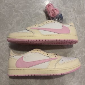 travis scott x air jordan 1 og sp low sail shy pink