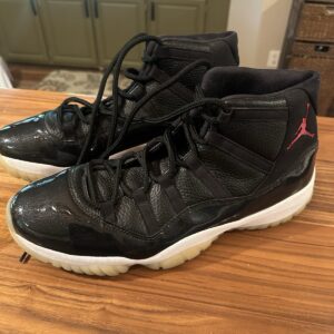 jordan air jordan 11 retro 72 10 black high top sneakers 2015 378037 002