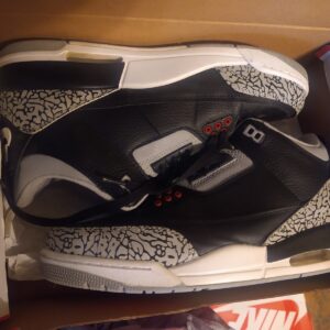 size 11 air jordan 3 retro og 2024 black cement