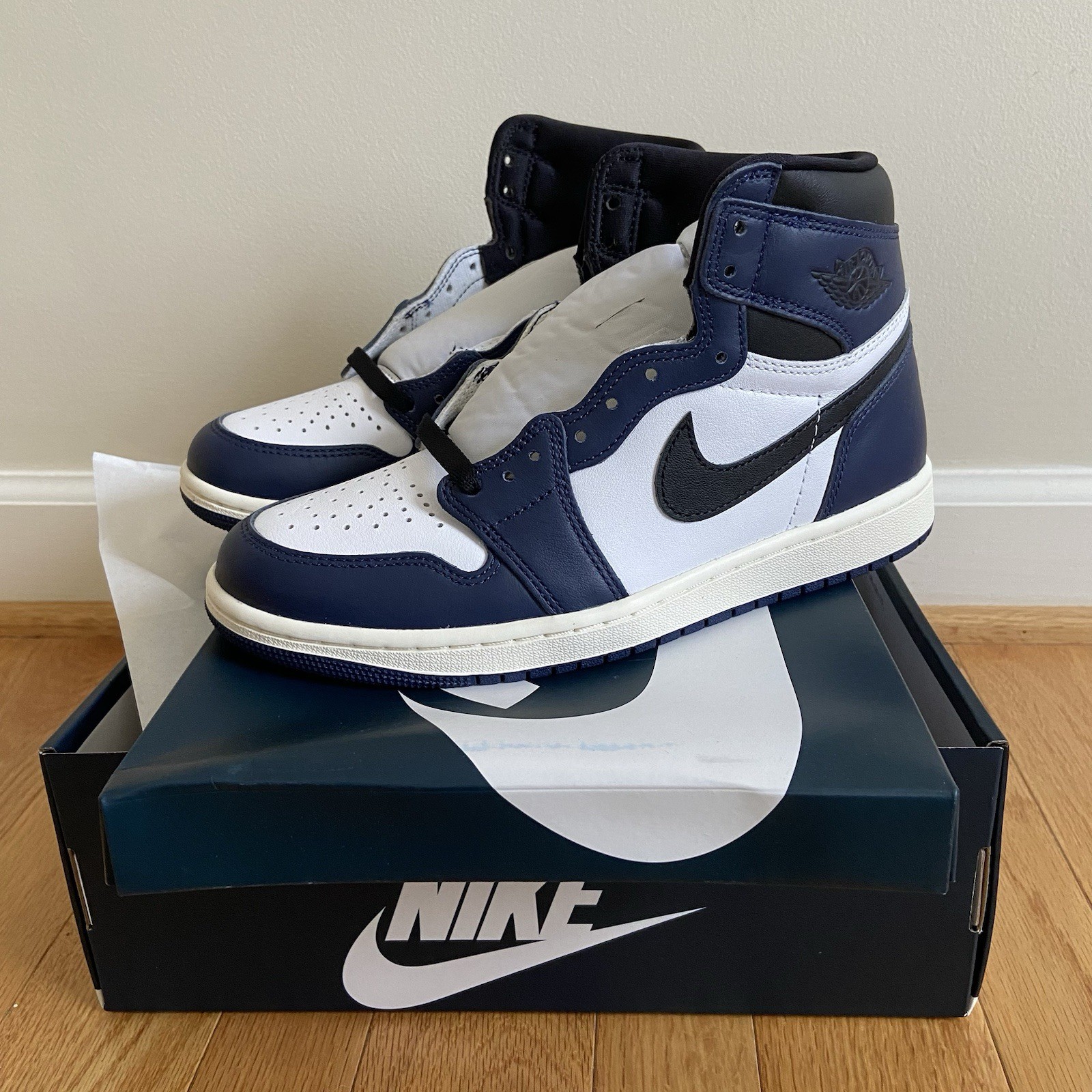 new nike air jordan 1 retro high og shoes men’s 7 midnight navy black athletic new nike air jordan 1 retro high og shoes men’s 7 midnight navy black athletic