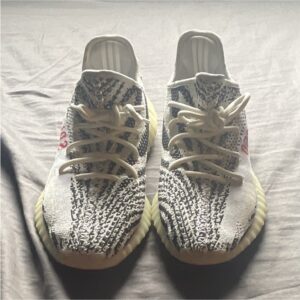 adidas yeezy boost 350 v2 men’s low top lace up sneakers zebra cp9654