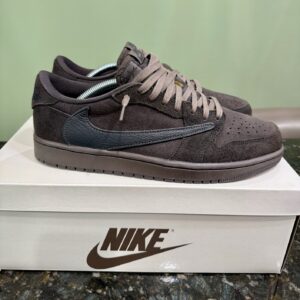 nike air jordan 1 low travis scott mocha/velvet brown