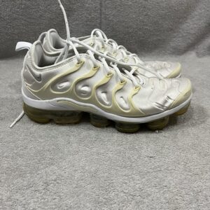 nike air vapormax plus men's size 11.5 white pure platinum shoes 924453 100