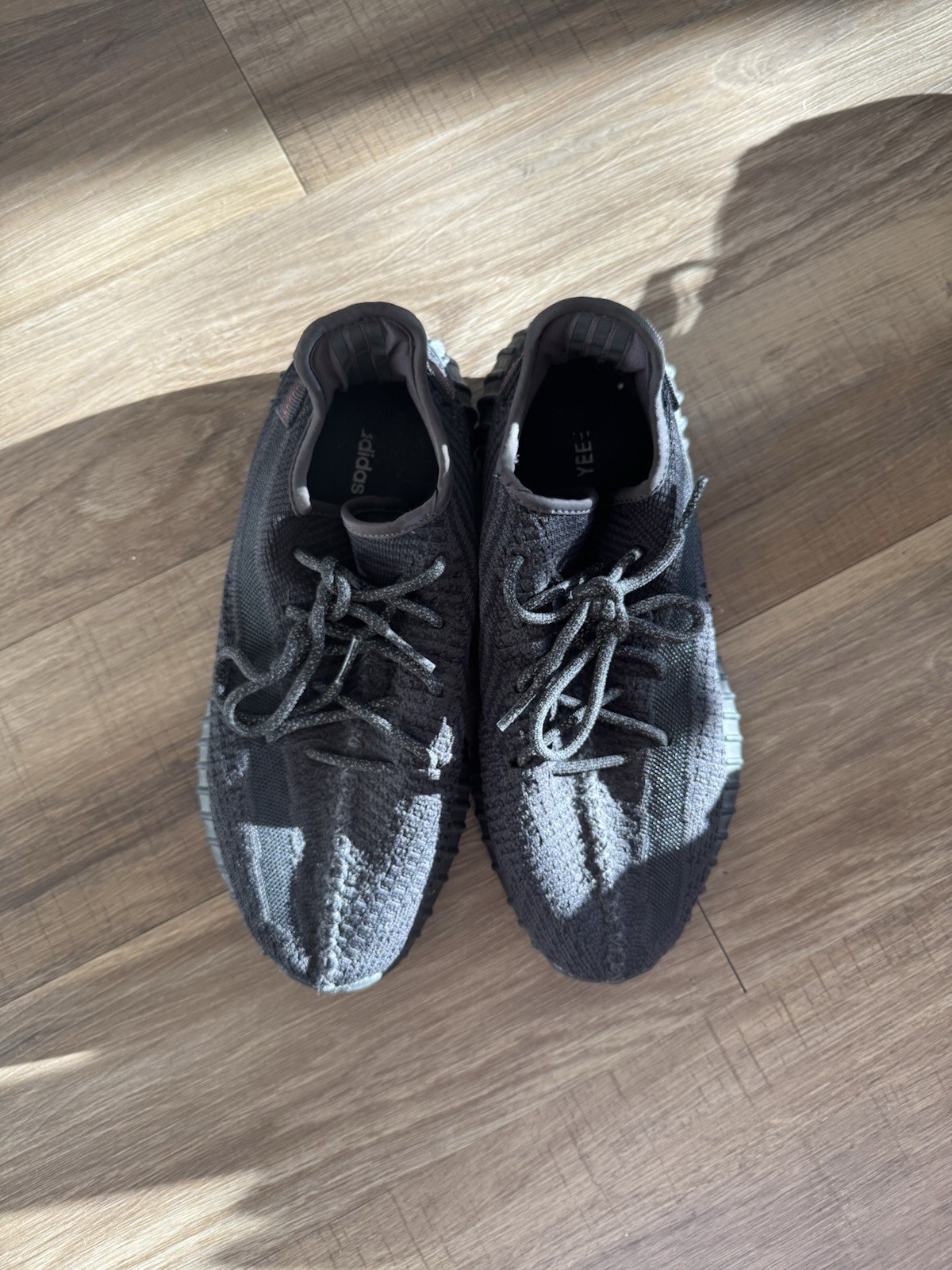 adidas yeezy boost 350 v2 black non reflective fu9006 men’s size 10.5 pre owned adidas yeezy boost 350 v2 black non reflective fu9006 men’s size 10.5 pre owned