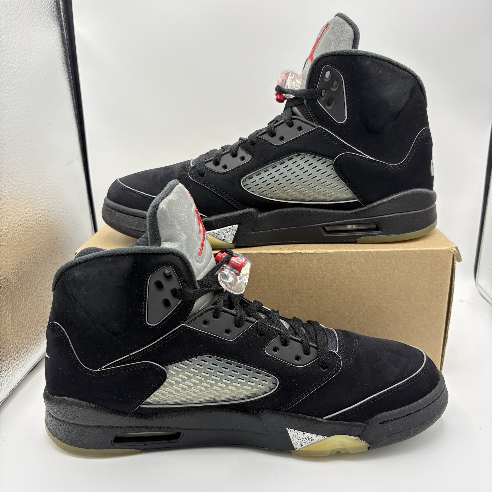 air jordan 5 black metallic reimagined men's size 12 pre owned hf3975 001 air jordan 5 black metallic reimagined men's size 12 pre owned hf3975 001