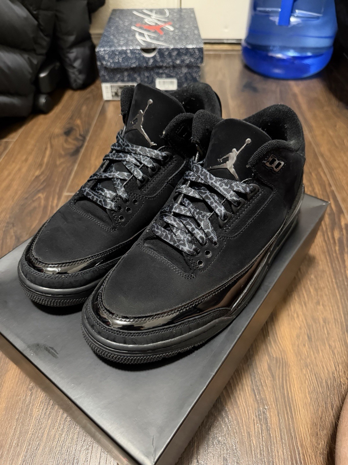 jordan retro 3 black cat size 8.5 w/ original box. lightly worn. best ebay deal? jordan retro 3 black cat size 8.5 w/ original box. lightly worn. best ebay deal?