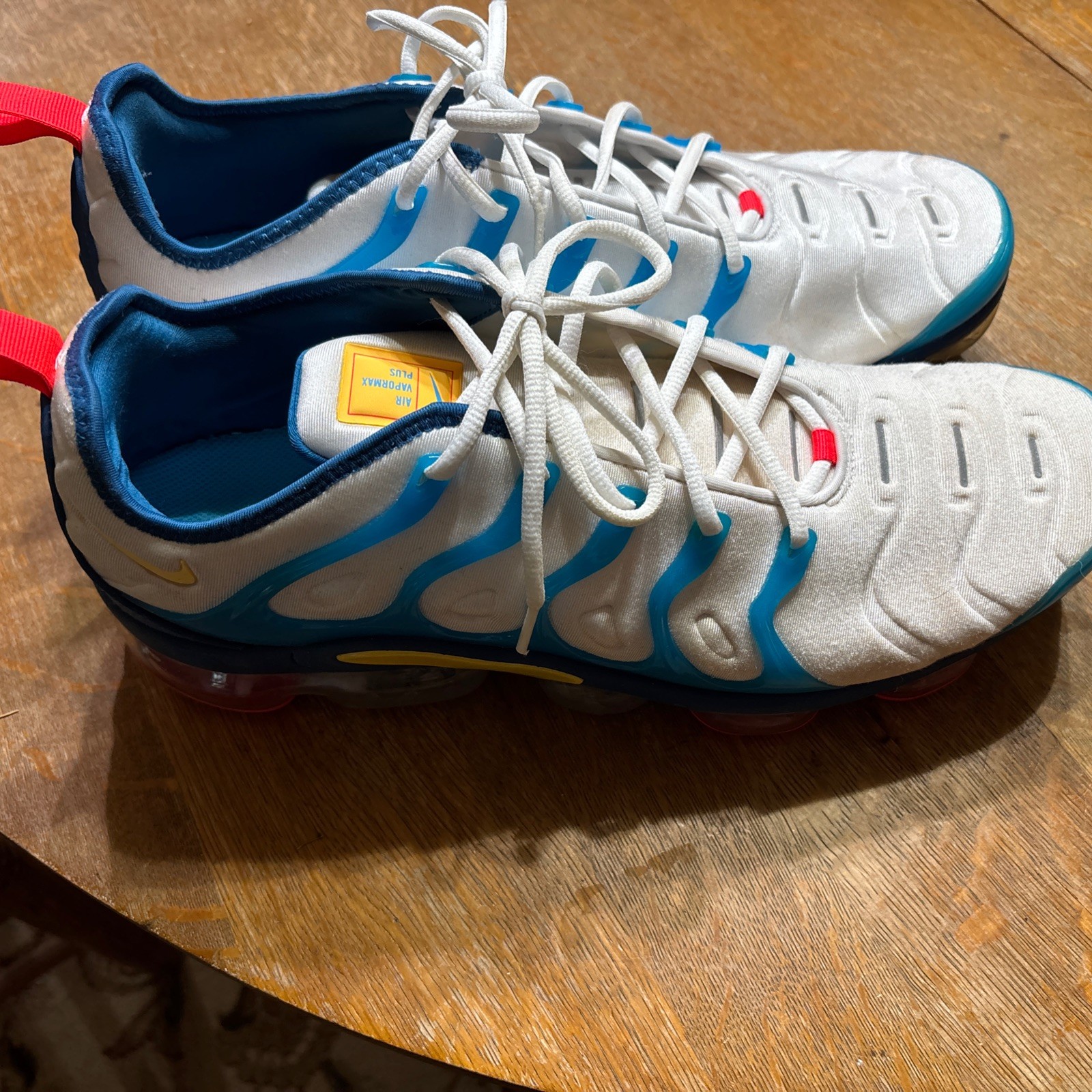 nike air vapormax plus 'industrial blue citron' shoes fj3999 100 men's 13 nike air vapormax plus 'industrial blue citron' shoes fj3999 100 men's 13