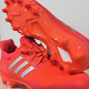 $180 adidas ultraboost primeknit football cleats men size 11.5 solar red jp741