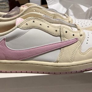 new! air jordan 1 low travis scott shy pink | size m10.5/w12 | iq7604 100