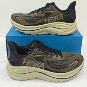 hoka one one clifton 10 sz 8.5 d men’s dark roast 1162030 drst