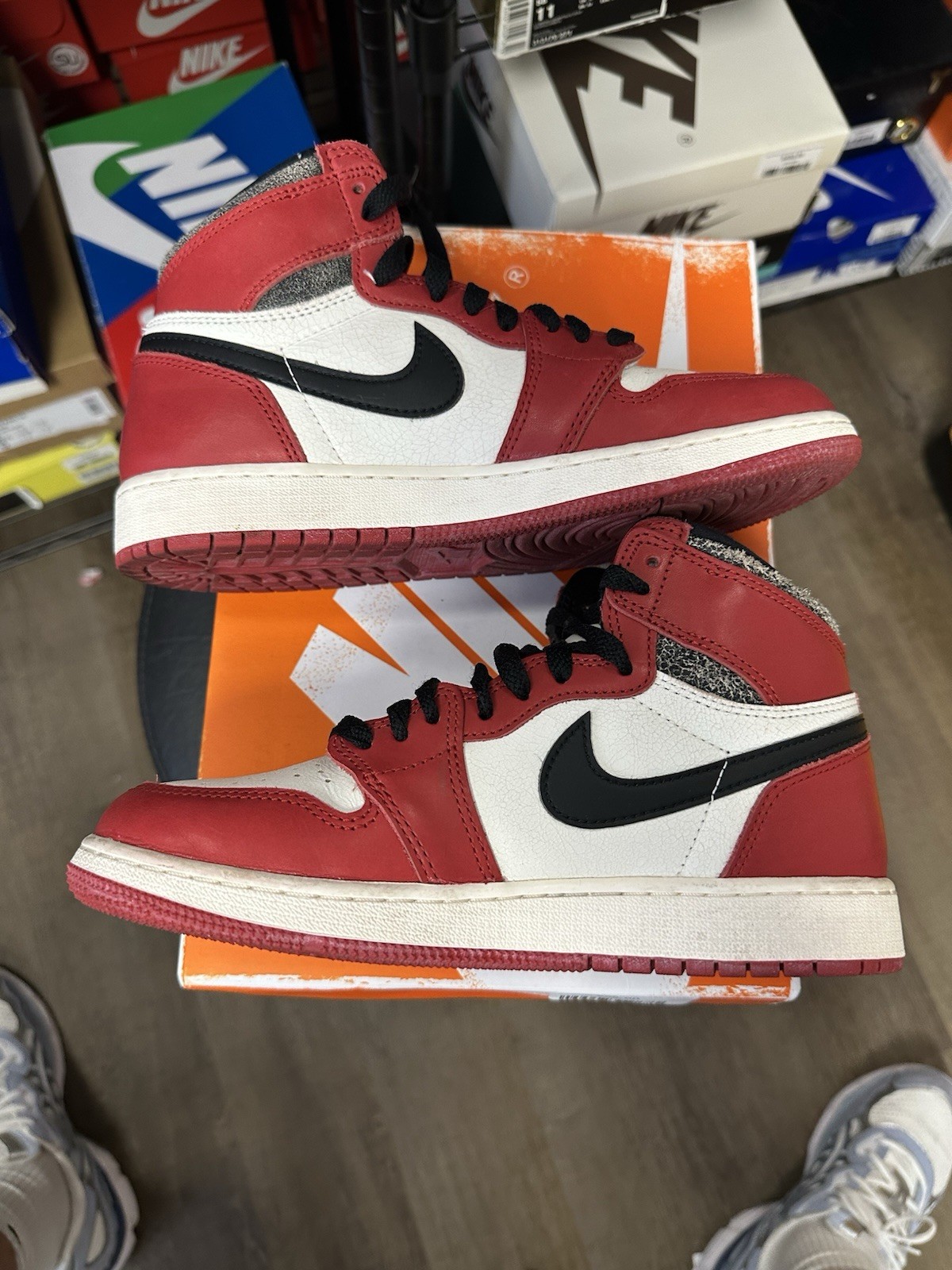 size 6 jordan 1 retro high og chicago reimagined lost & found 2022 size 6 jordan 1 retro high og chicago reimagined lost & found 2022