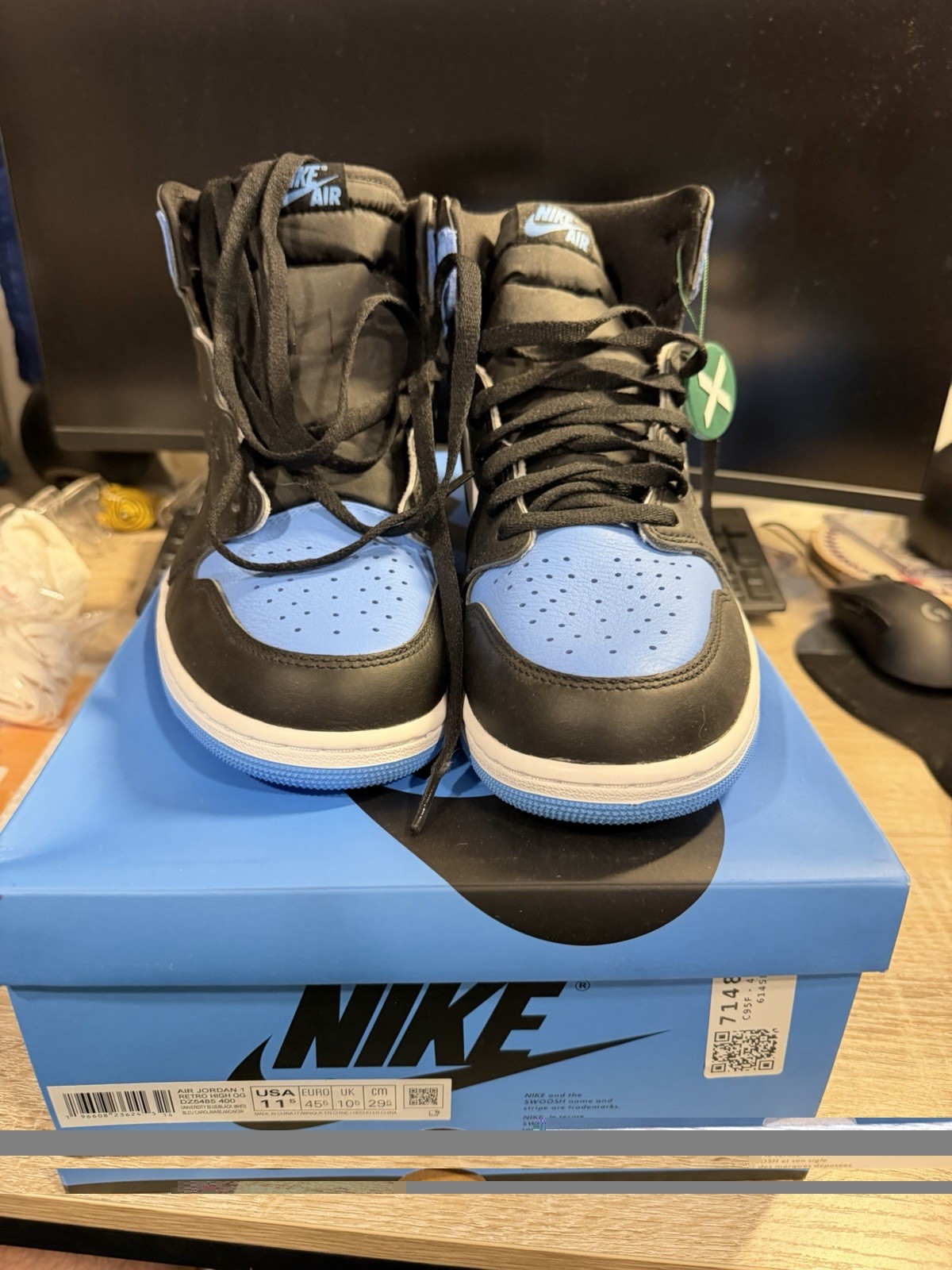 air jordan 1 retro high men's sneakers unc toe air jordan 1 retro high men's sneakers unc toe