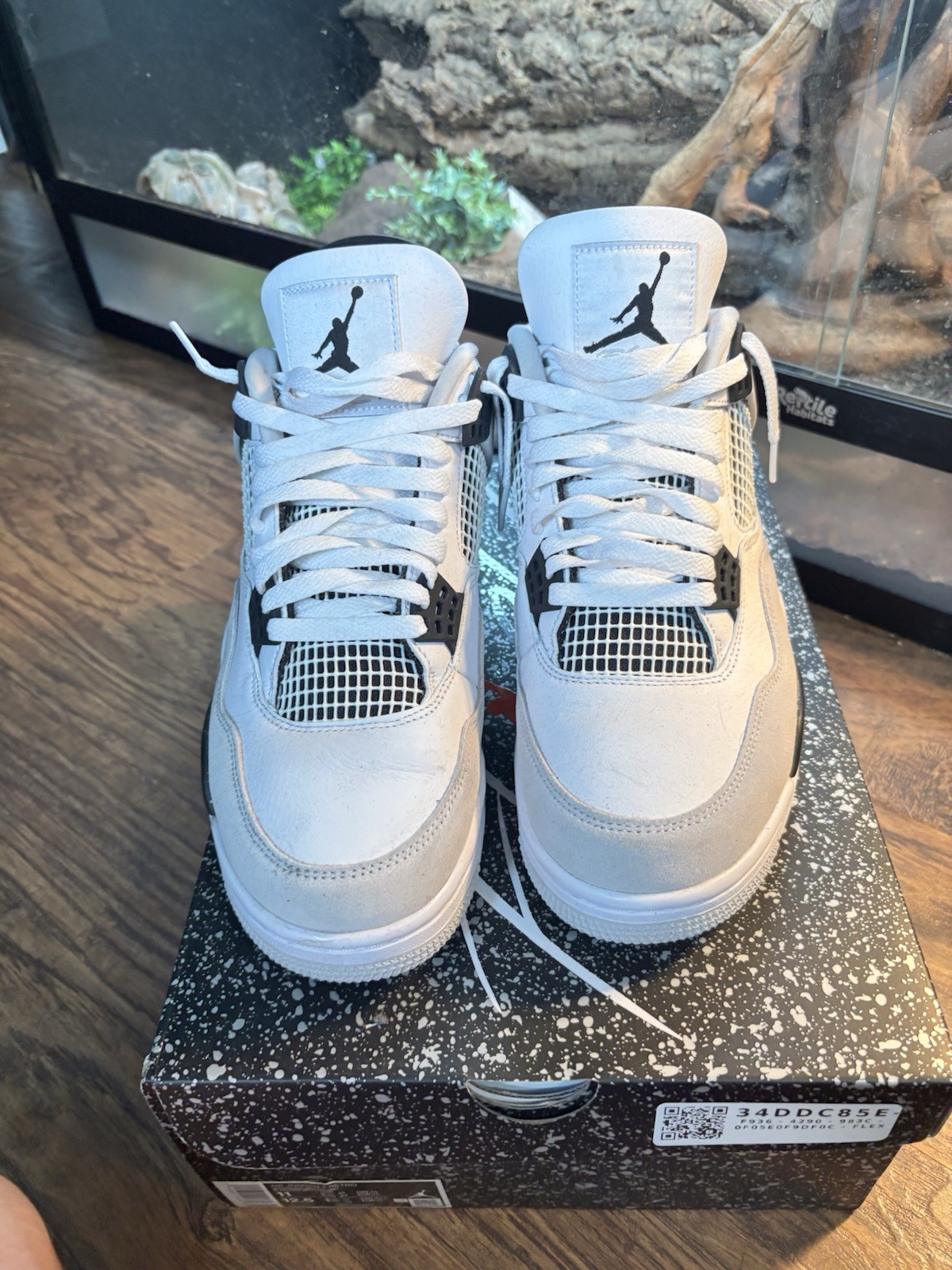 jordan air jordan 4 retro military black white/black/neutral grey dh6927 111 jordan air jordan 4 retro military black white/black/neutral grey dh6927 111