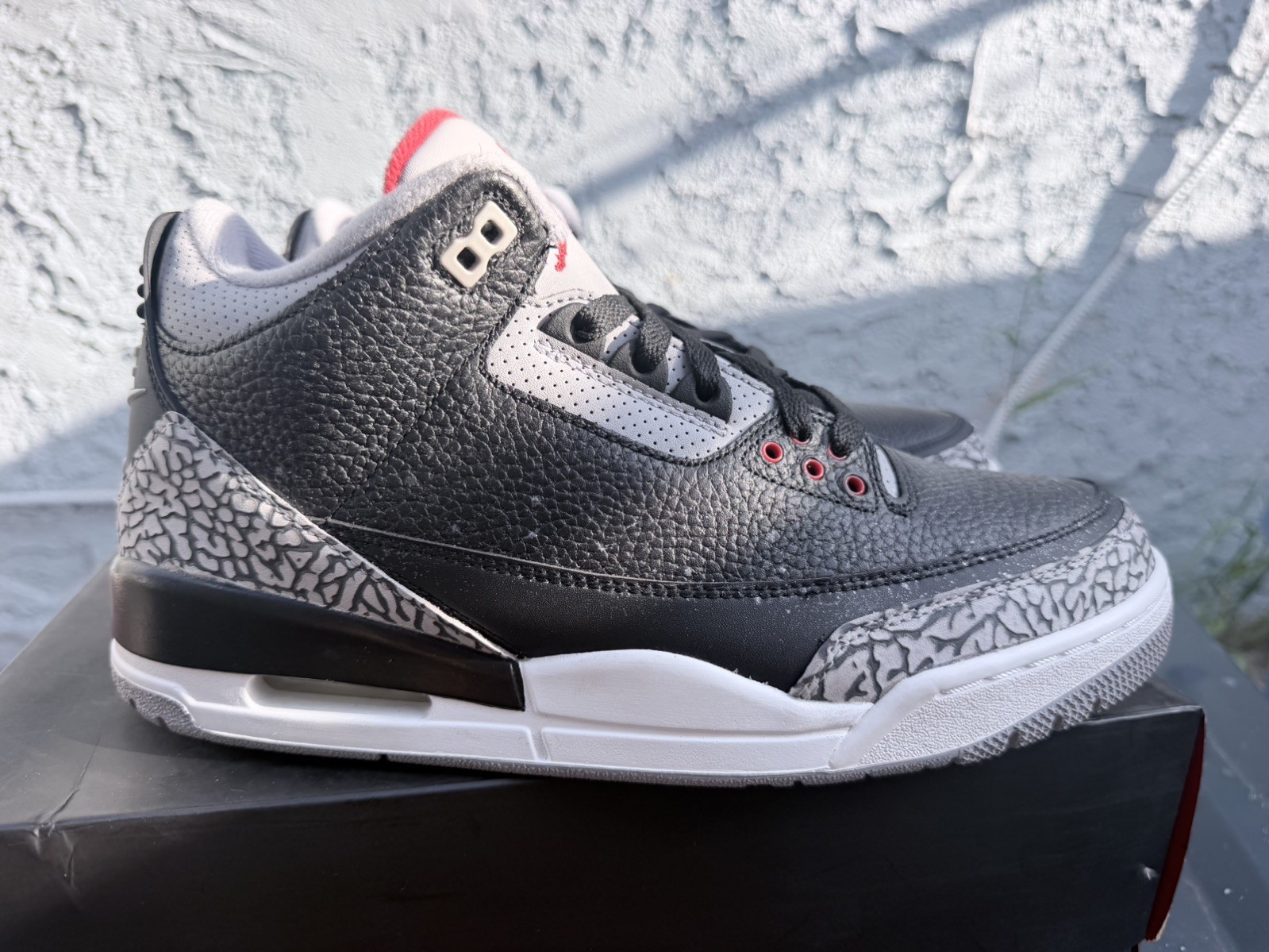 nike air jordan 3 retro og 'black cement' 2018 nike air jordan 3 retro og 'black cement' 2018