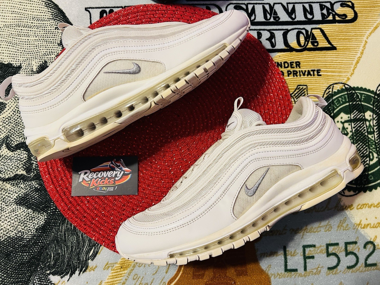 ๐ฅ nike air max 97 triple white pure platinum men size 13 ๐ clean beaters ๐ฅ nike air max 97 triple white pure platinum men size 13 ๐ clean beaters