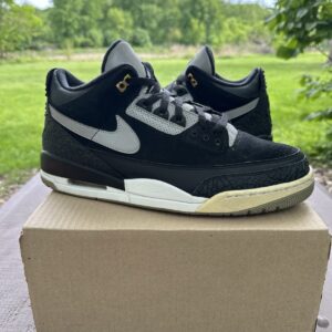nike air jordan retro 3 tinker sp black cement ck4348007 size 13 men