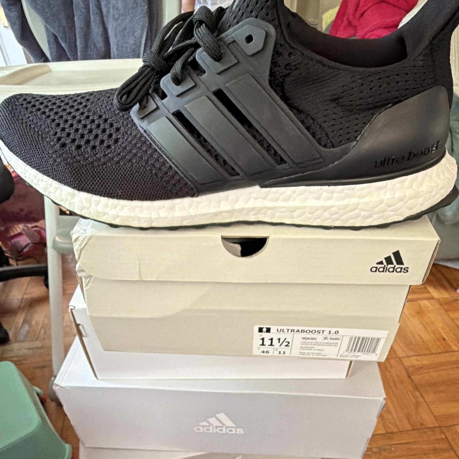 adidas ultraboost 1.0 double black/beam green men’s primeknit running hq4201 adidas ultraboost 1.0 double black/beam green men’s primeknit running hq4201