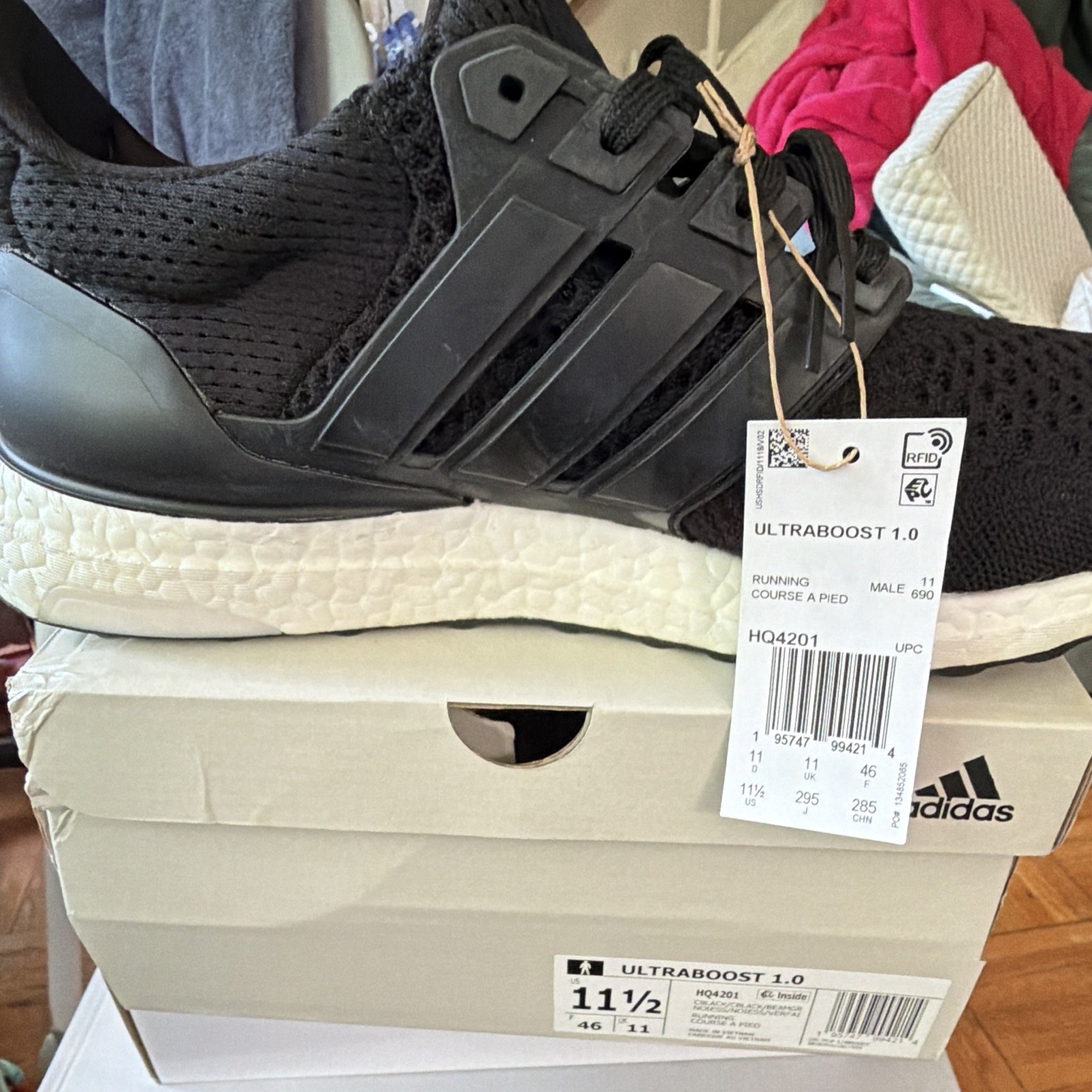 adidas ultraboost 1.0 double black/beam green men’s primeknit running hq4201 adidas ultraboost 1.0 double black/beam green men’s primeknit running hq4201
