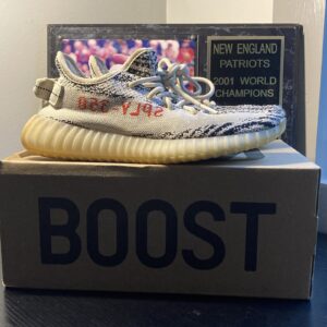adidas yeezy boost 350 v2 zebra cp9654 primeknit low top sneakers 2017 (size 8)
