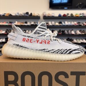 adidas yeezy boost 350 v2 zebra size 12 brand new cp9654 white black red