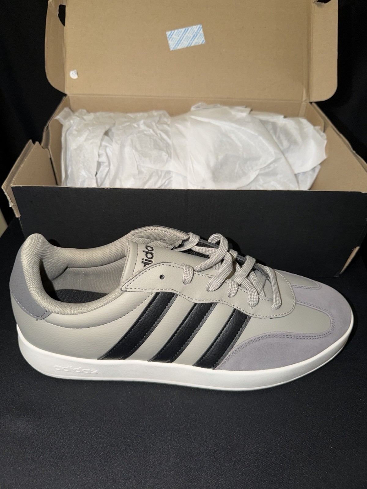adidas barreda men’s low top lace up colorblock sneakers gray black white adidas barreda men’s low top lace up colorblock sneakers gray black white