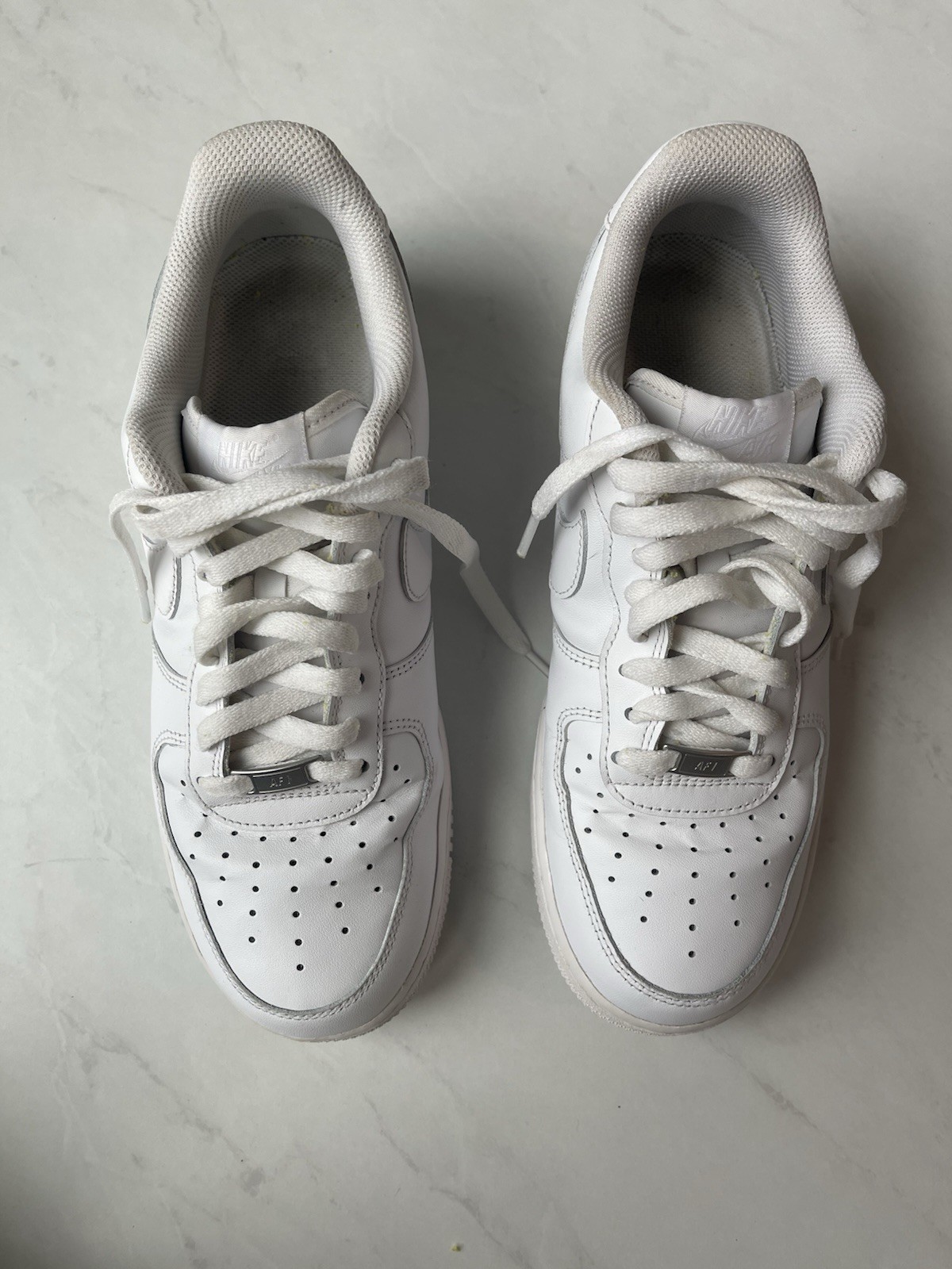 nike men's air force 1 lace up white casual sneakers us 10 nike men's air force 1 lace up white casual sneakers us 10