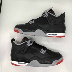 jordan air jordan 4 retro bred reimagined 2024 black/fire red fv5029 006