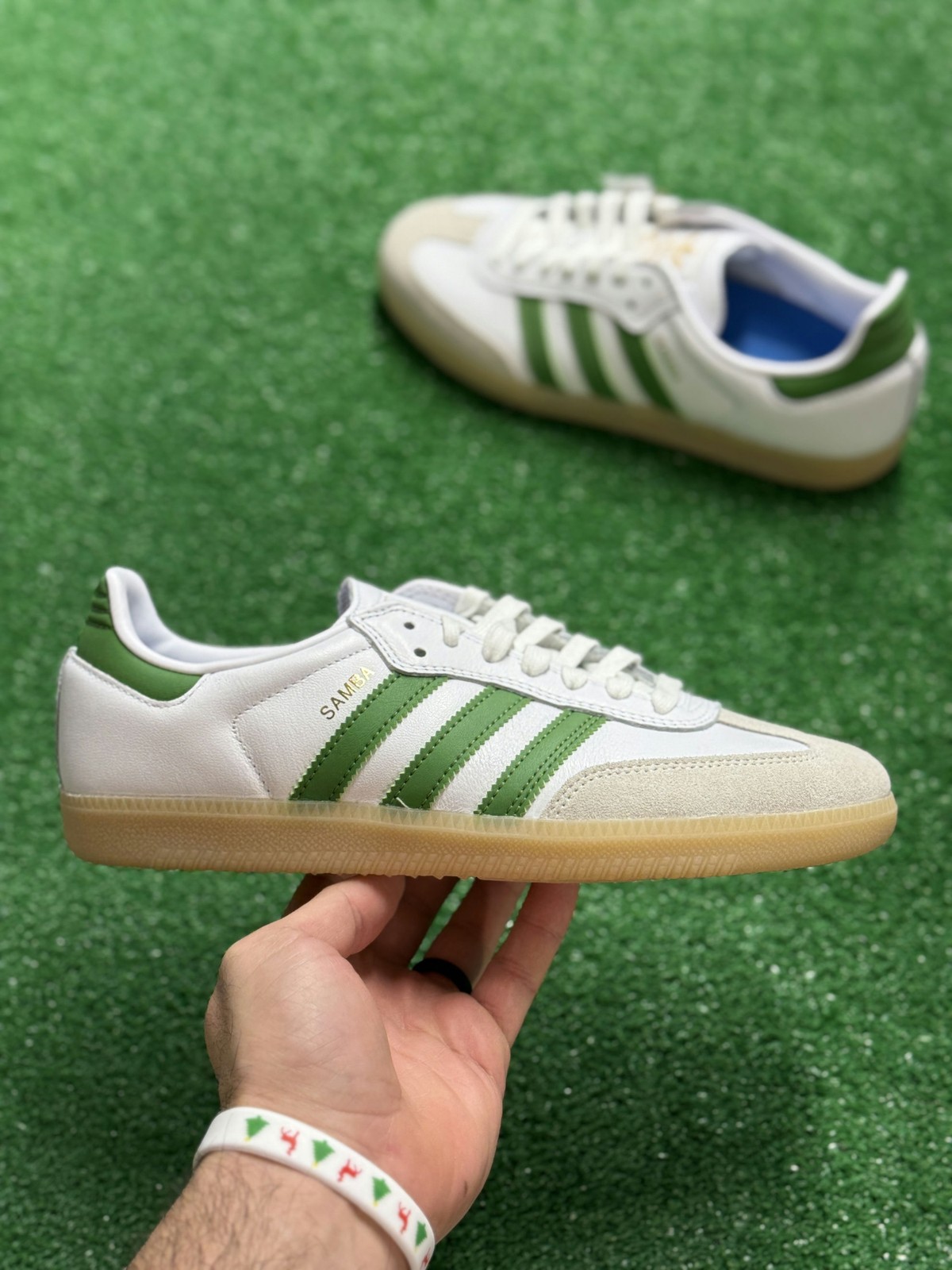 adidas samba adv cloud white crew green gum mens jp8522 new sz 12 adidas samba adv cloud white crew green gum mens jp8522 new sz 12