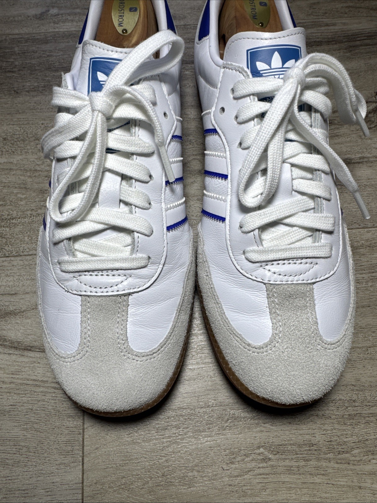 adidas samba white lucid blue gum size men’s 9.5 no box sneaker shoes outdoor adidas samba white lucid blue gum size men’s 9.5 no box sneaker shoes outdoor