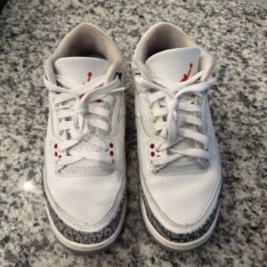 nike air jordan 3 retro gs white cement reimagined 4.5