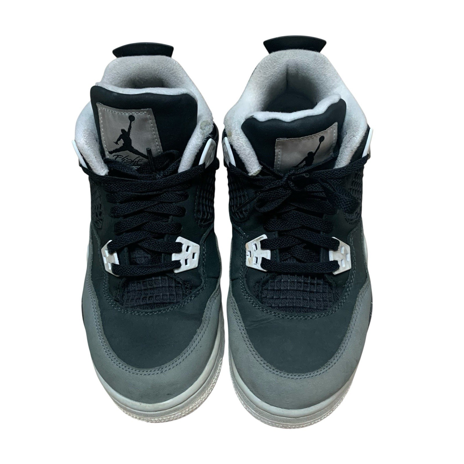 air jordan 4 retro fear gs 2024 black/white/grey size 7y fq8213 002 air jordan 4 retro fear gs 2024 black/white/grey size 7y fq8213 002