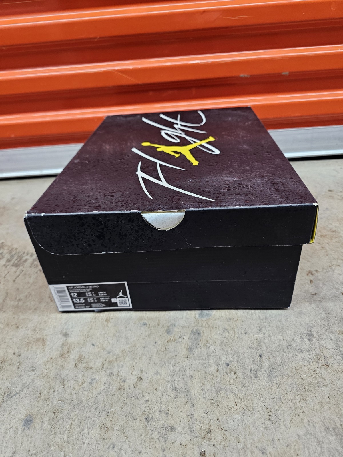 nike air jordan 4 retro thunder black mens 12 *empty shoe box only dh6927 017 nike air jordan 4 retro thunder black mens 12 *empty shoe box only dh6927 017