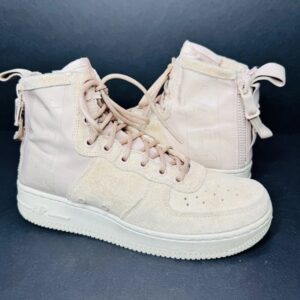 nike sf air force 1 mid shoes pale pink aa3966 201 women size 7.5