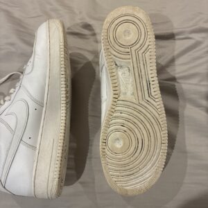 nike air force 1 '07 low triple white leather lace up sneakers cw2288 111