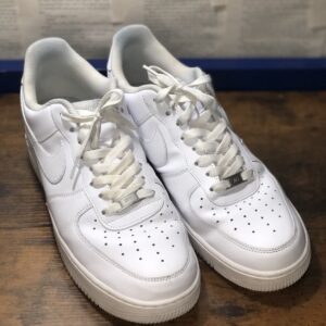 nike air force 1 men's sneakers triple white, size 11.5