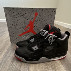 nike air jordan 4 retro bred reimagined fv5029 006 2024 men’s 14 us
