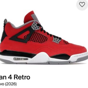 jordan 4 toro bravo size 11.5 men's brand new fq8138 600