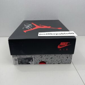 air jordan 4 white cement 2025 empty box, no sneakers