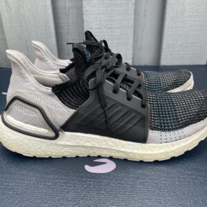 adidas men's ultraboost 19 core knit black gray size 11 running shoes