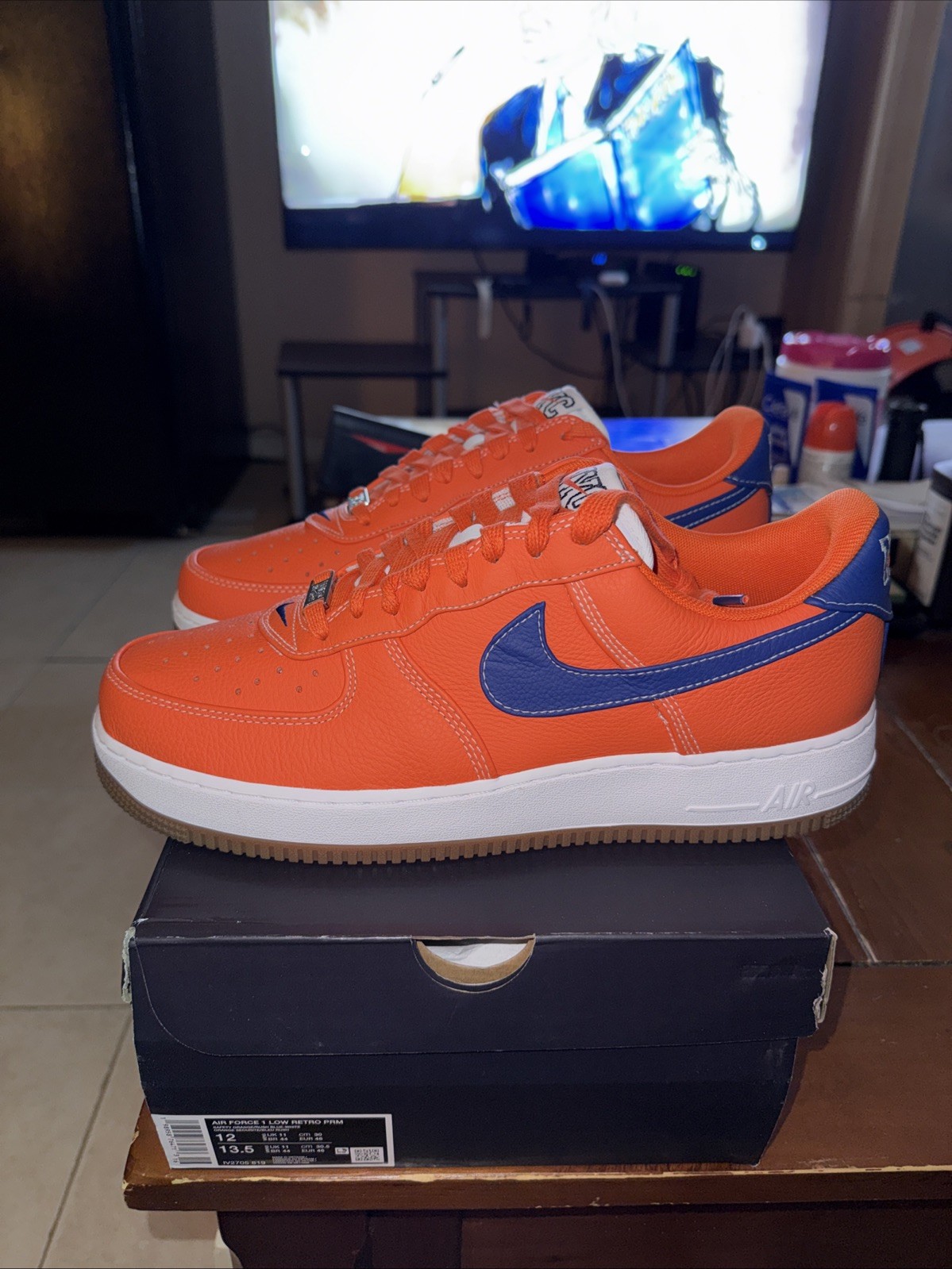 nike air force 1 low retro prm ‘nyc knicks’ men’s sz 12 (iv2705 819)damaged box nike air force 1 low retro prm ‘nyc knicks’ men’s sz 12 (iv2705 819)damaged box