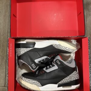 air jordan 3 retro og black cement 2018 size 8.5